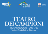 Teatro dei Campioni: il 12 gennaio a Genova l’evento di chiusura di “Liguria 2025 – Regione europea dello Sport”