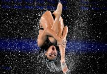 Premio foto ‘Momenti di Sport’ a “Chaos & Armonia” di Andrea Masini The Athletes of Neutral Athlete B competes in the Artistic Swimming Acrobatic Routine Final during the European Aquatics Championships at the Olympic Aquatic Center in Paris (France), August 5, 2026. Foto Andrea Masini